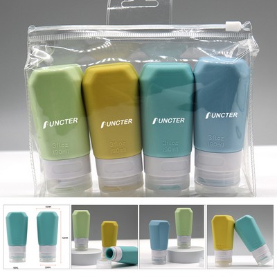 3 OZ Travel Bottles Set (4 Pcs Set)