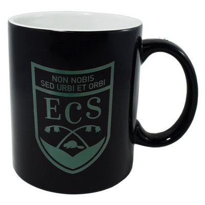 Colour Change 11oz 2tone mug in Ripple brown gift box - screenprinted