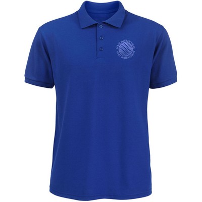 Embroidered Men's 50/50 Polo Shirt