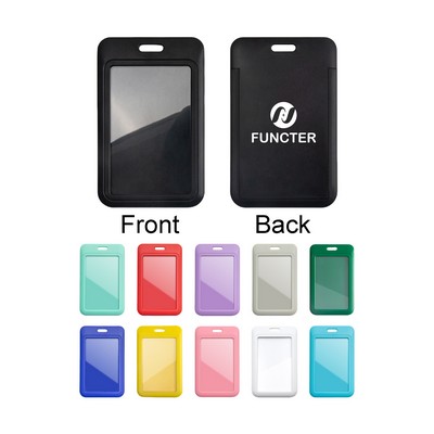ABS Plastic Slide Cover Hard Card Sleeve
