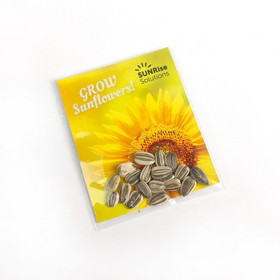 Single Sided Sunflower Seed Packets