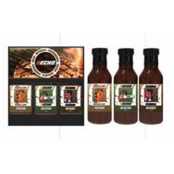 3 Pack BBQ Sauce (350 ml each)- Black