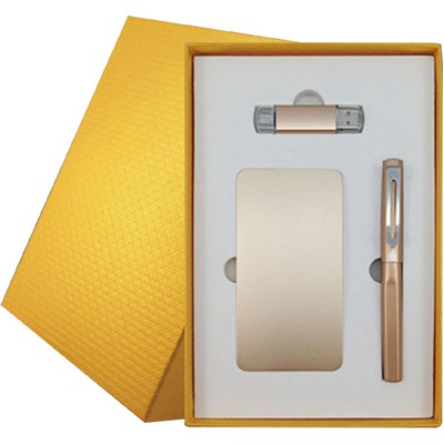 Gift Set - Power Bank + USB + Pen