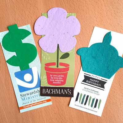 Single-Sided Small Eco Bookmark With Shape