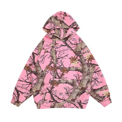 Full Size Printed Hoodie For Spring Fall