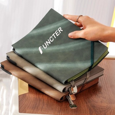 A5 PU Lined Luxury Diary Notebook Journals Notepad