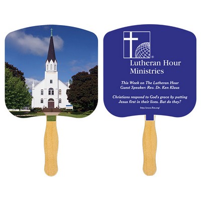 Religious Hand Fan/ Church-Religious