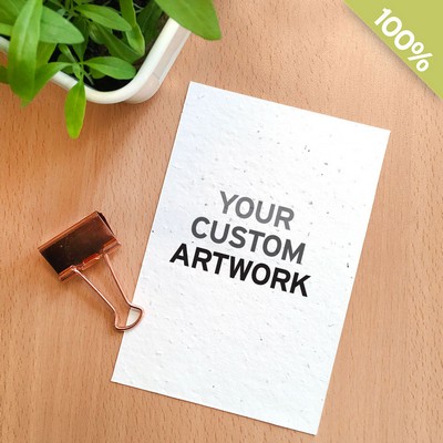 Single-Sided Medium Seed Paper Panel Cards