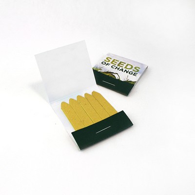 Small Seed Paper Matchbook, Single-Sided
