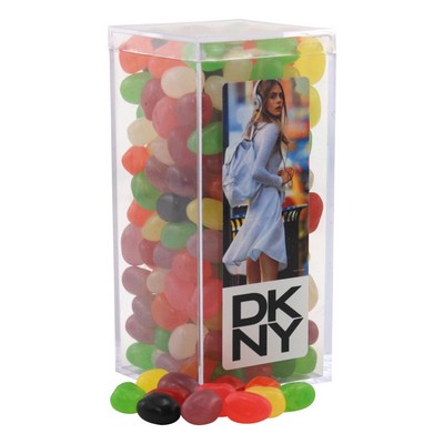 Large Rectangle Acrylic Candy Box w/Jelly Beans