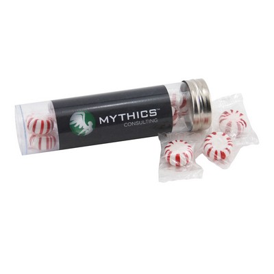 5" Medium Candy Tube w/Starlight Peppermints