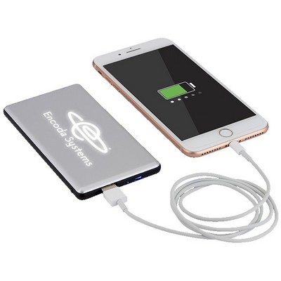 UL Certified Glow Power Bank 4000 mAh