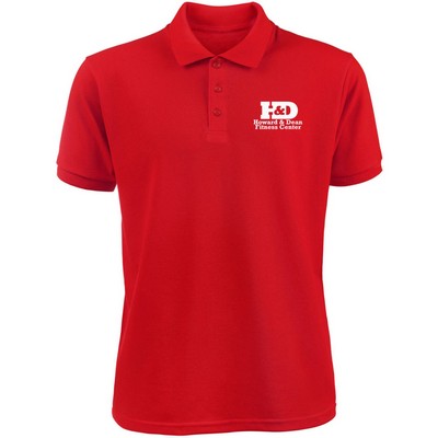 Screen Printed Men's 50/50 Polo Shirt