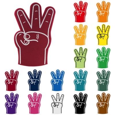 Foam 3 Finger Hand Mitt