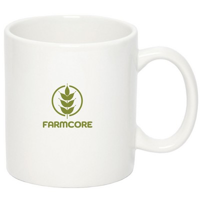 450 Ml. (15 Fl. Oz.) 'C' Handle Two-Tone Ceramic Mug