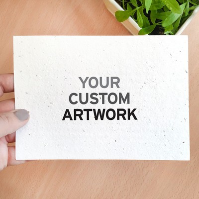 Single-Sided Large Seed Paper Panel Cards