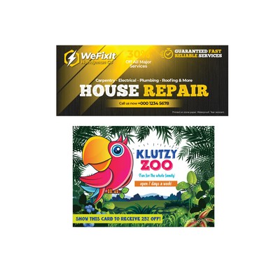 Stone Paper Panel Cards - 5" x 7"