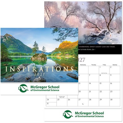Inspirations Stapled Wall Calendar