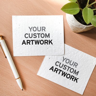 Double-Sided Plantable Postcards