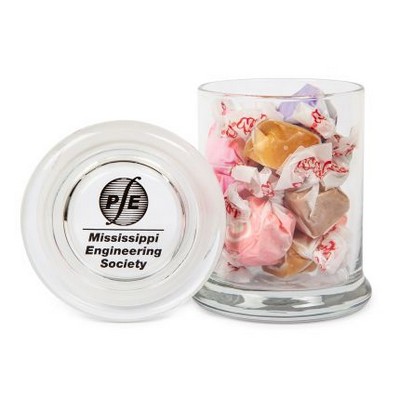 Gourmet Glass Jar Filled w/ Salt Water Taffy