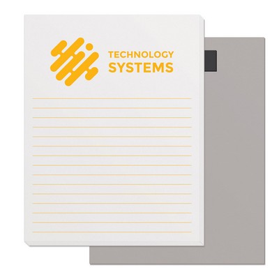 50 Page Magnetic Note-Pads with 1 Custom Colour Imprint (4.25"x5.5")