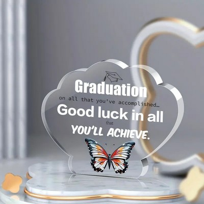 Custom Shell Shaped Acrylic Box Sign 4.7"