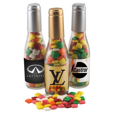 Champagne Bottle with Mini Chicklets