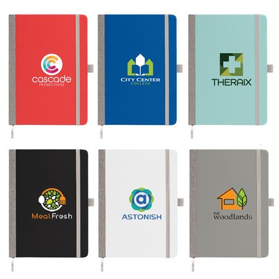 Steinbeck Recycled Hard Cover Journal - A5 5.9" x 8.3" - ColorJet