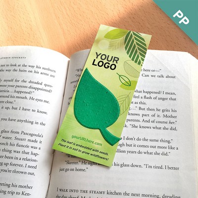 Graphic Leaf Shape Small Eco Bookmarks