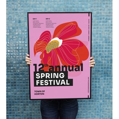 Wide Format Paper Posters- 30"x52"