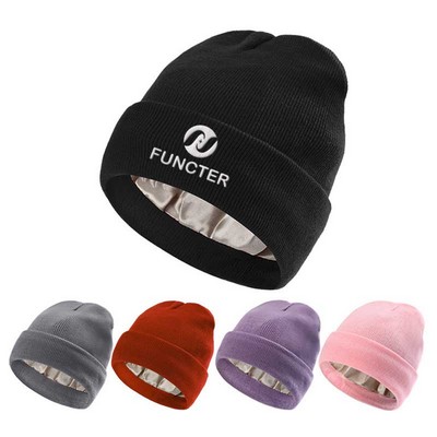 Unisex Adult Knit Cuffed Beanie Hat