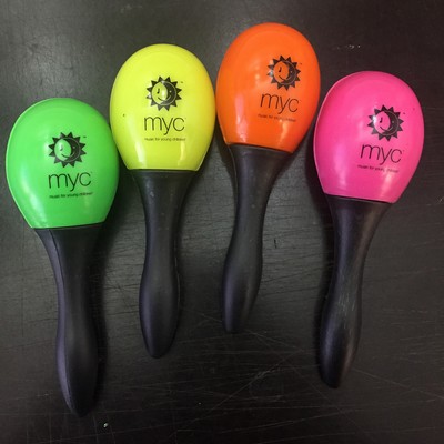 5 1/4" Small 2 Tone Maracas