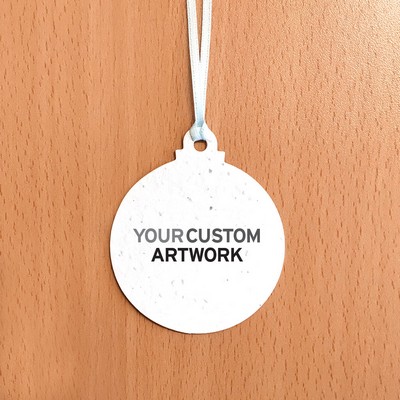 Single-Sided Christmas Ball Ornaments