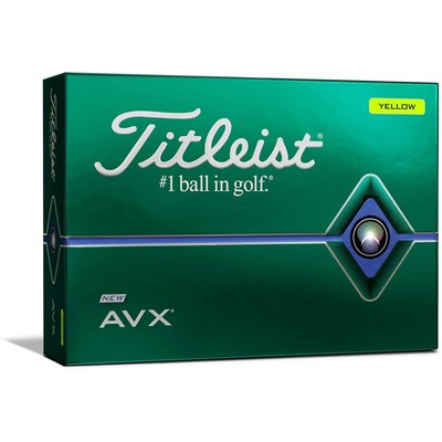 Titleist Golf Ball AVX Yellow 12 Pack (10-15 Days)