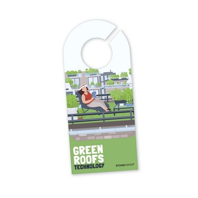 Stone Paper Door Hanger